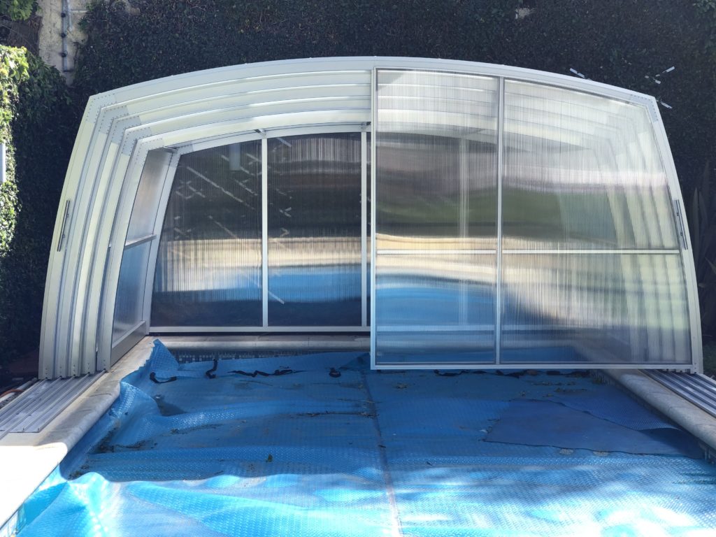 cubiertas de piscinas telescópicas